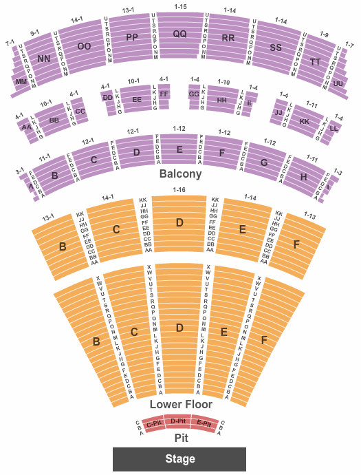 Music Hall At Fair Park Peter Pan Seating Chart